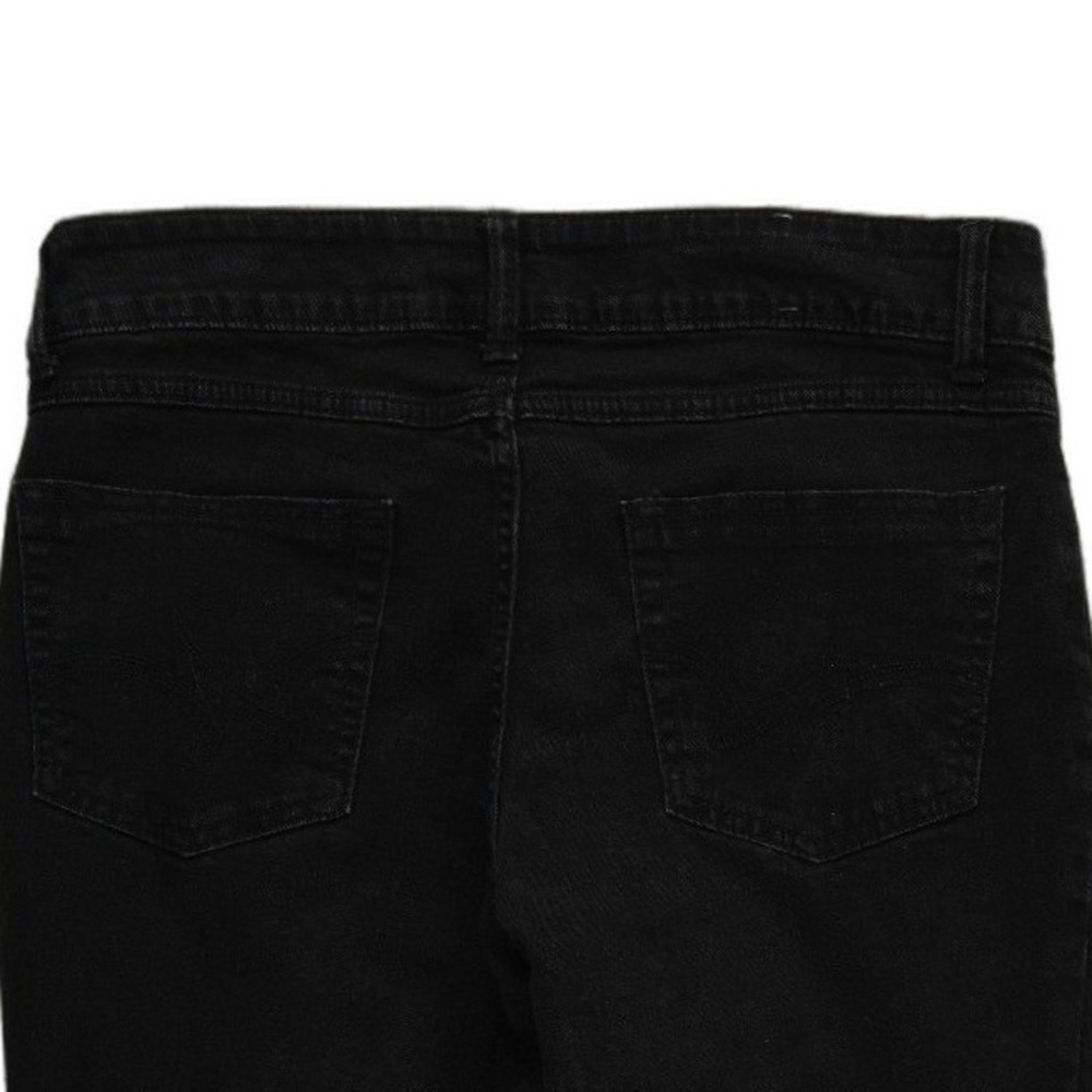 Wrangler Black Jeans Women's Size 11/12 x 34 Mid Rise Stretch Boot Cut Denim - Picture 2 of 9